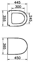 Крышка-сиденье для унитаза VitrA Sento 86-003-009 с микролифтом