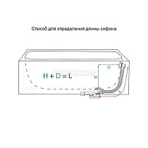 Слив-перелив AlcaPlast A51BM-80 полуавтомат белый