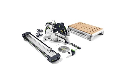 Торцовочная пила с механизмом протяжки Festool KAPEX KS 120 REB-Set-MFT 576663
