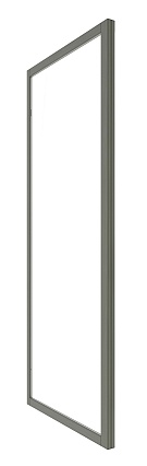 Боковая стенка Timo TSS-900/13C-8 90x200 прозрачное, никель