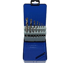 Резьбонарезной набор CNIC из 7 метчиков М3-М12 и 7 сверл d2.5-d10.3 в мет.ф.14 поз SM014-3 65510