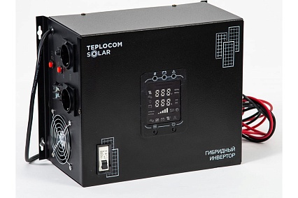 Многофункциональный инвертор Teplocom SOLAR-1500 220В 1500ВА 1050Вт 2412