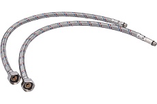 Гибкая подводка для смесителей ELKA (оплетка нерж.сталь) 1/2&quot;, вр/нр м10, 50 см (пара) 694687891805