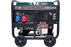 Дизельный генератор Stem Techno s8500de (8,5кв, электростартер, дисплей, подогрев, 230/400в, авр) ГЕН020