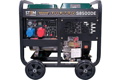 Дизельный генератор Stem Techno s8500de (8,5кв, электростартер, дисплей, подогрев, 230/400в, авр) ГЕН020
