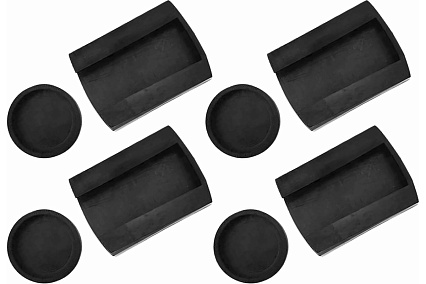 Защитные накладки WILTON для F-образных струбцин (76100-76101; 50мм) 4 комплекта 76609-4