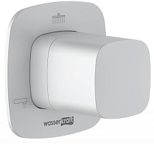 Смеситель для душа WasserKRAFT Saale A267 на 3 выхода, белый матовый