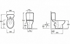 Бачок для унитаза Jacob Delafon Patio E1448-00