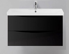 Мебель для ванной BelBagno Marino-Cer 90 см Nero Lucido