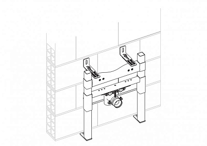 Инсталляция для биде Belbagno BB024-BD