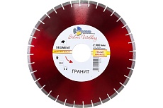 Диск алмазный отрезной Сегмент Гранит Серебряная пайка (500х90 мм) TRIO-DIAMOND SWG905