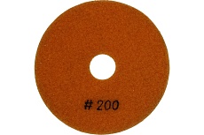 Алмазный гибкий шлифовальный круг Orientcraft АГШК 100 мм, P200, Черепашка для влажной шлифовки 100200