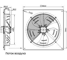 Осевой вентилятор ZernAir SUNAXIS 550 10245251