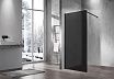 Душевая перегородка Vincea Walk-In VSW-1H900GFB 90x200 черный матовый, матовое тонированное