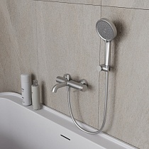 Смеситель для ванны Oliveeka Y-Line OL-639017-BN никель матовый