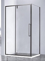 Душевой уголок Vincea Slim-N VSR-4SNP9012CLGM 120x90 вороненая сталь, прозрачный