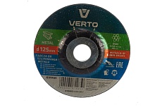 Диск шлифовальный по металлу (125x22.2х6 мм) Verto 61H465
