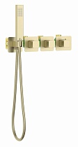 Душевой набор Timo Petruma SX-5249/17SM с термостатом, матовое золото