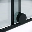 Душевая перегородка Niagara Nova NG-671-12BLACK 120x200 прозрачная, профиль черный матовый