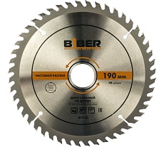 Диск пильный по дереву (190х30/20/16 мм; Z48; чистый рез) Biber 85250 тов-123362