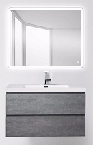 Мебель для ванной BelBagno Luce 100 см Stucco Cemento