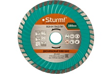 Диск алмазный Turbo wave по железобетону (150х22.2/20 мм) Sturm 9020-04-150x22-TW