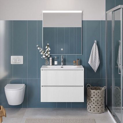 Мебель для ванной BelBagno Uno 80 см Bianco Opaco