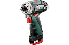 Аккумуляторная дрель-шуруповерт Metabo PowerMaxx BS 12 В, 2х2.0 600984000