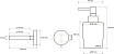 Дозатор жидкого мыла Bemeta Neo 104109115 сталь