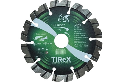 Диск алмазный 1A1RSS/W 129х2.4х10х22.23 мм TiReX Elsilber EL-RY0301Tc