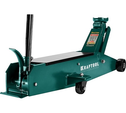 Подкатной домкрат для тяжелой техники Kraftool High-lift 10т 160-560мм 43455-10