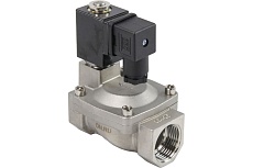 Электромагнитный клапан DN.ru VS2W-401V-PU-NC Ду25 Ру10 сталь, пилотный VITON 220В AC D130-01507