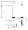 Смеситель для раковины Timo Saona 2311/03F черный