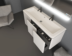 Мебель для ванной Cezares Stylus 140 см Bianco opaco