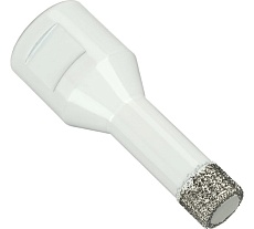 Алмазная коронка по керамограниту 12 мм, M14 на УШМ Diamond Industrial DIDKVP12M14