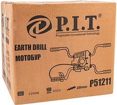 Мотобур P.I.T. P51211