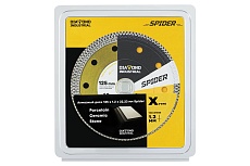 Диск алмазный по керамограниту ультратонкий X-тип SPIDER 125x10x1.2x22.23 мм Diamond Industrial DIDX125ST
