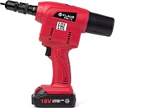 Заклепочник аккумуляторный KLAUE KRB-10 (1 аккумулятор 18В/2,0Ач) УТ000023936