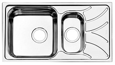Кухонная мойка Iddis Arro ARR78S1i77 78 см без отверстий, сатин