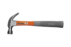 Молоток-гвоздодер (фибергласовая обрезиненная ручка) 0,45 кг Кратон 2 15 01 013