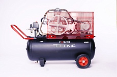 Компрессор Power Technic ременной, 220В, 3000Вт, 640 л/мин, ресивер 100 л ACB640/100