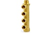 Коллектор Tiemme 4 отвода, 3/4"х1/2"В (латунь) 1910038 / 1934G050404