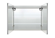 Зеркальный шкаф Aquatek 80x70 см с подсветкой, антипар, хром AQ7809-MLC