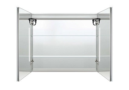 Зеркальный шкаф Aquatek 80x70 см с подсветкой, антипар, хром AQ7809-MLC