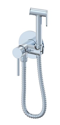 Смеситель Oliveeka Y-Line OL-829902-CR с гигиеническим душем, хром