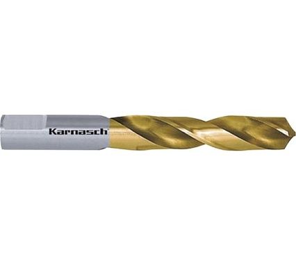 Сверло спиральное HSS-Co с покрытием TiN 2.5x50 мм Karnasch 20.1840-002