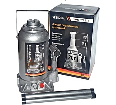 Домкрат гидравлический Vettler (20т) бутылочный VEBJ20N