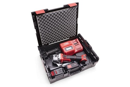 Аккумуляторная угловая шлифовальная машина Flex ACCU 18.0-EC/5.0 Set 417947