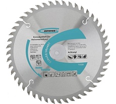 Пильный диск по дереву 210x32/30 мм, 48Т Gross 73328