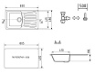 Кухонная мойка Ulgran Classic U-203-302 83 см песочный